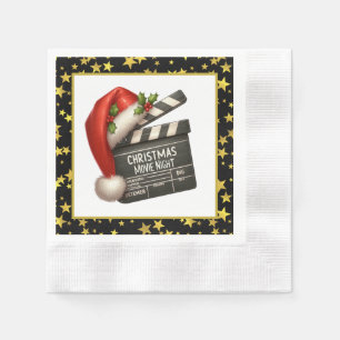 Servilleta De Papel Papel de fiesta para noche de película navideña