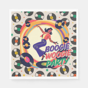 Servilleta De Papel Papel de fiesta Retro Boogie Woogie