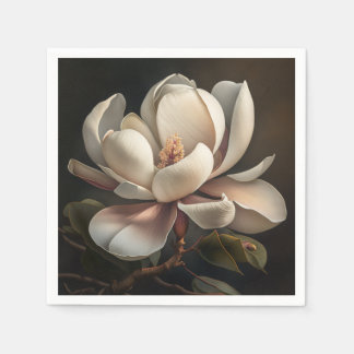 Servilleta De Papel Papel de flores de Magnolia