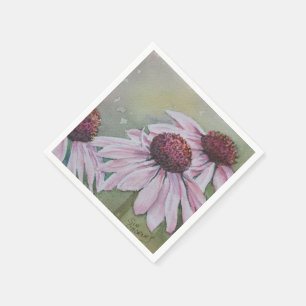 SERVILLETA DE PAPEL PAPEL DE FLORES PINK DAISY NAPKINS
