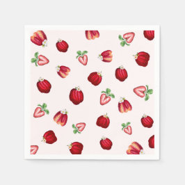 Servilleta De Papel Papel de fresas silvestres