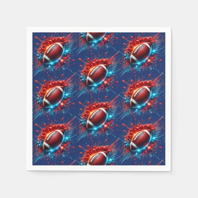 Servilleta De Papel Papel de fútbol  (Anverso)
