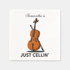 Servilleta De Papel Papel de Gag para Violonchelista