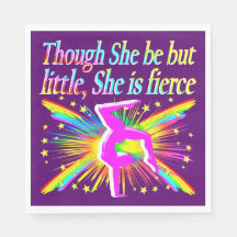 PAPEL DE GIMNASIA PEQUEÑO PERO FERIZ NAPKINS