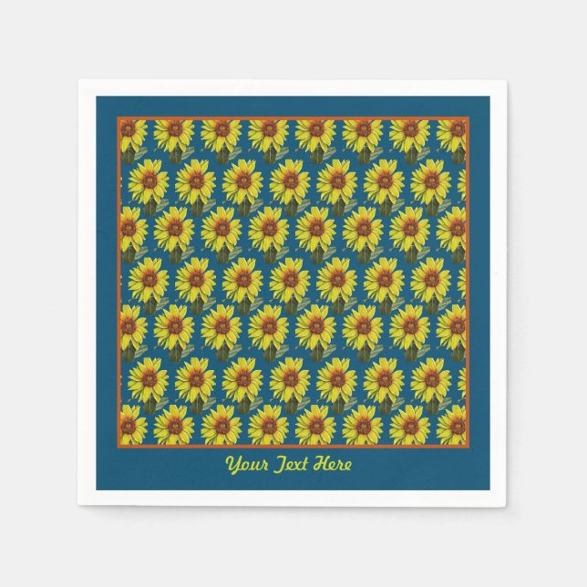 Servilleta De Papel Papel de girasol (Anverso)