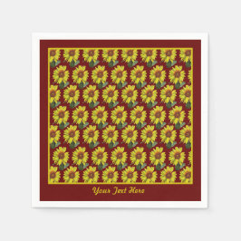 Servilleta De Papel Papel de girasol