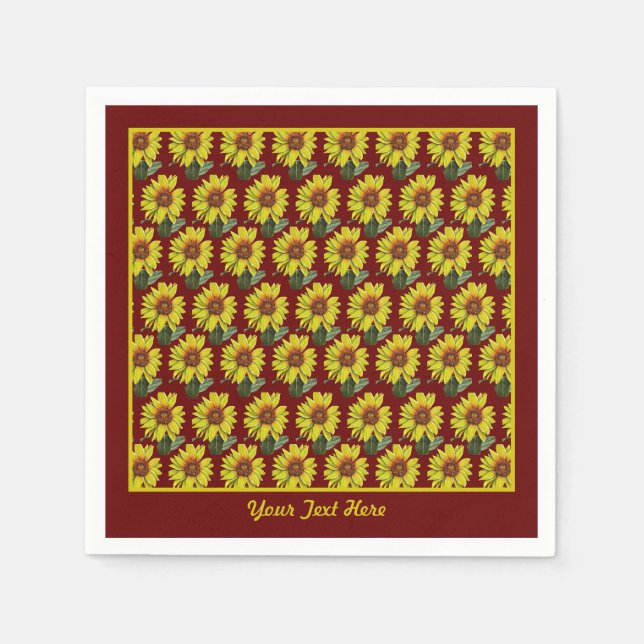 Servilleta De Papel Papel de girasol (Anverso)