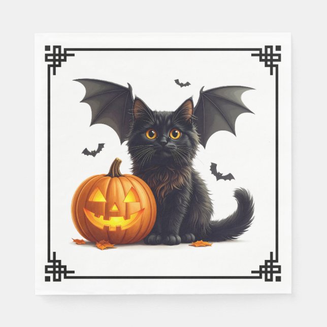Servilleta De Papel Papel de Halloween  (Anverso)