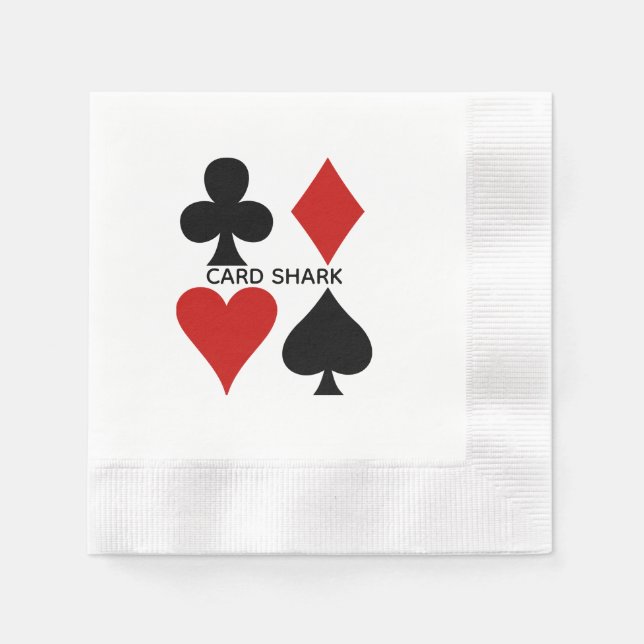 Servilleta De Papel Papel de juego de cartas de diseño (Anverso)