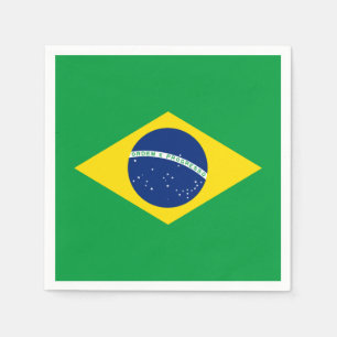 Servilleta De Papel Papel de la bandera de Brasil
