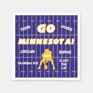 Servilleta De Papel Papel de la familia Minnesota Football