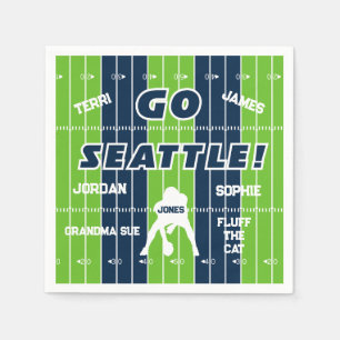 Servilleta De Papel Papel de la familia Seattle Football