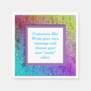 Servilleta De Papel Papel de las flores abstractas