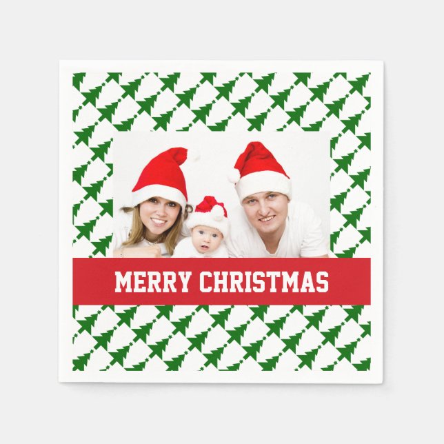 Servilleta De Papel Papel de las toallas fotográficas de los Navidades (Anverso)