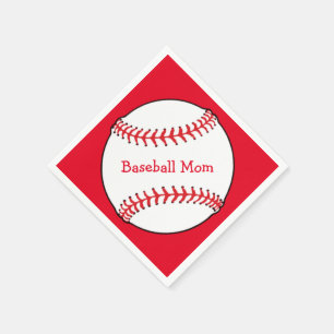 Servilleta De Papel Papel de mamá de béisbol
