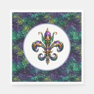 Servilleta De Papel Papel de Mardi Gras