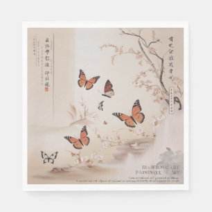 Servilleta De Papel Papel de mariposa