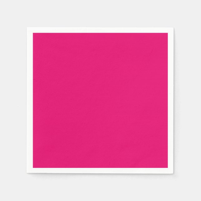 Servilleta De Papel PAPEL DE moda NAPKIN_LOVELY HOT PINK SOLID (Anverso)