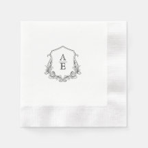 Papel de monograma negro y blanco