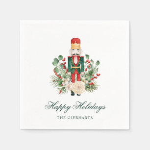 Servilleta De Papel Papel de Navidad Cascanueces Felices Fiestas