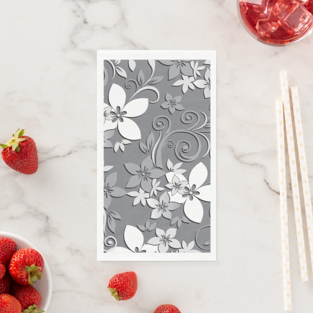 Servilleta De Papel Papel de pared de flores 2 (In situ)