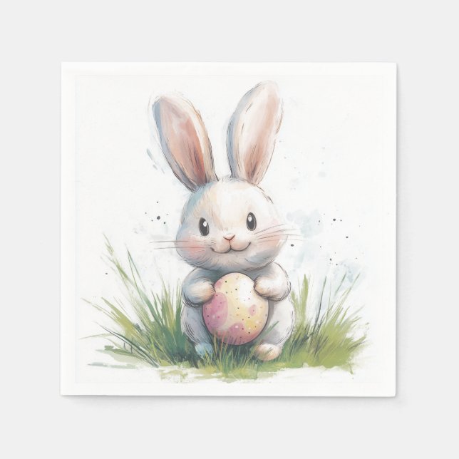 Servilleta De Papel Papel de Pascua feliz (Anverso)