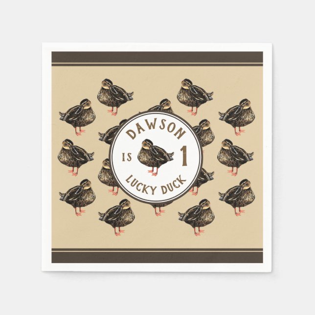 Servilleta De Papel Papel de pato (Anverso)