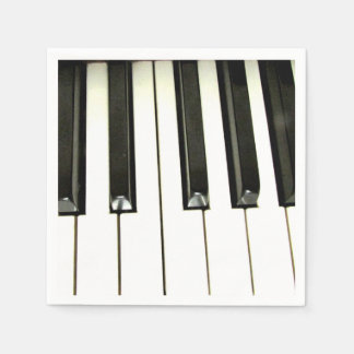 Servilleta De Papel Papel de piano Keys