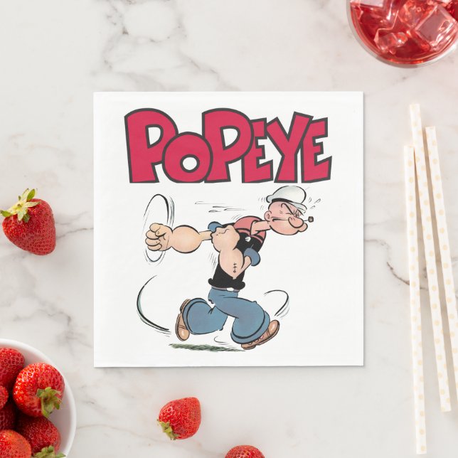 Servilleta De Papel Papel de Popeye Napkin (In situ)