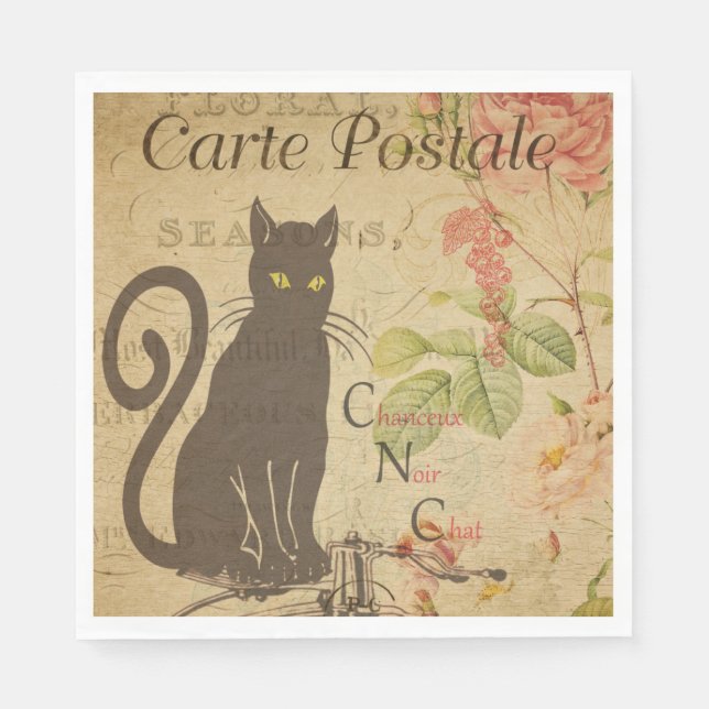Servilleta De Papel Papel de postal francés (Anverso)