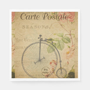 Servilleta De Papel Papel de postal francés