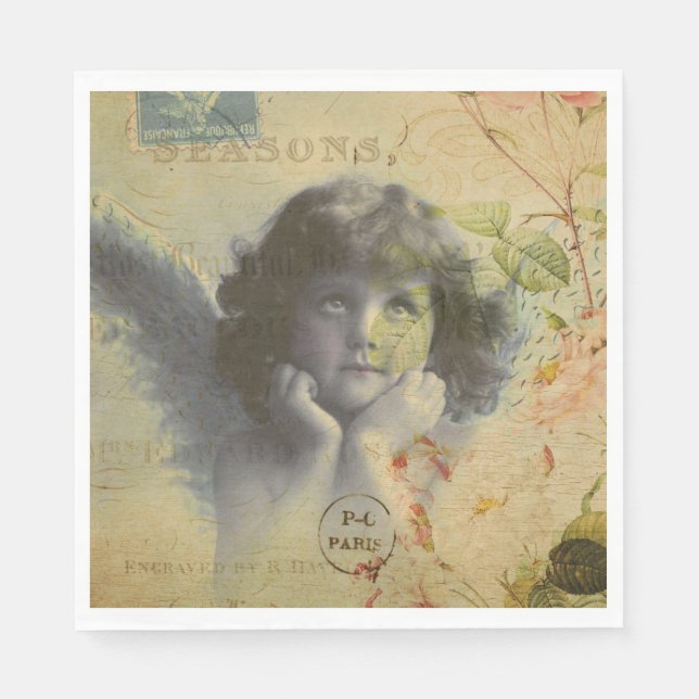 Servilleta De Papel Papel de postal francés (Anverso)