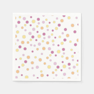 Servilleta De Papel Papel de puntos de polka pastel