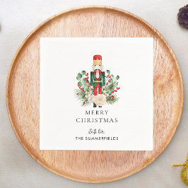 Servilleta De Papel Papel de script de nutcracker de vacaciones de nav