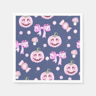Servilleta De Papel Papel de Servilletas de Calabaza de Octubre Rosa F