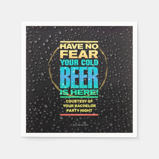 Servilleta De Papel Papel de soltero (Anverso)