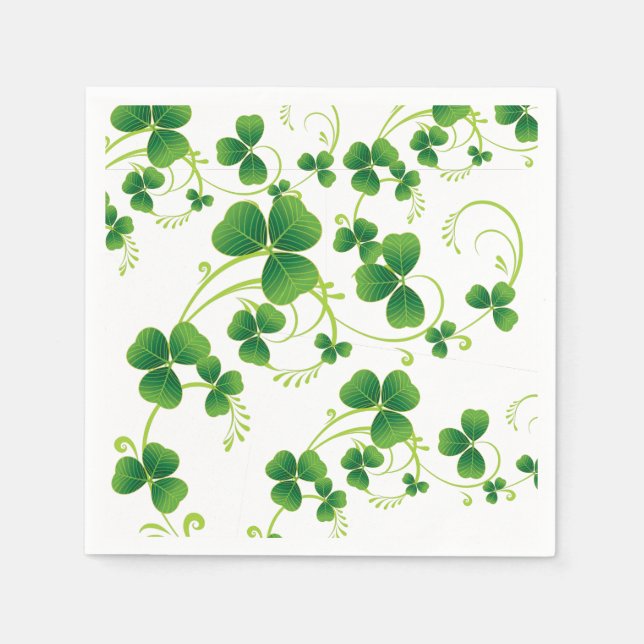 Servilleta De Papel Papel de tamaño de cóctel Napkins-Saint Patrick's (Anverso)