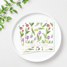 Papel de Tulipán Colorido Moderno Personalizado