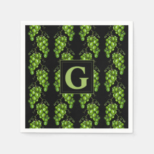 Servilleta De Papel Papel de uvas verdes