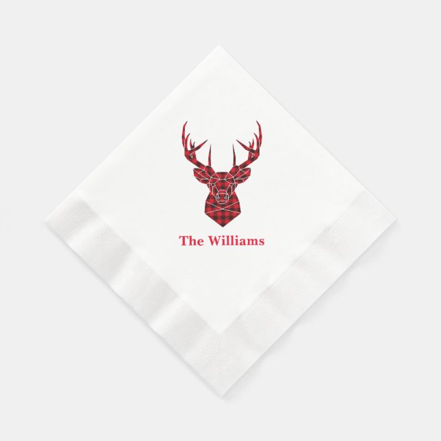 Servilleta De Papel Papel de vacaciones Napkins-Stag (Esquina)