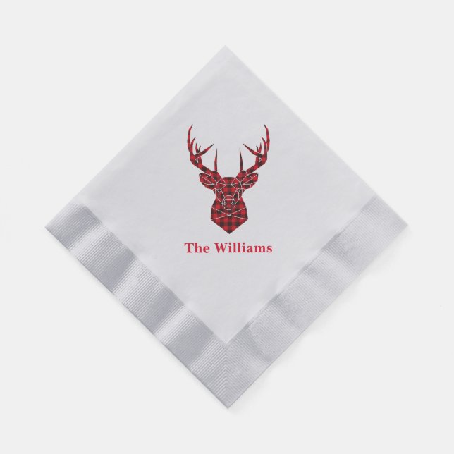 Servilleta De Papel Papel de vacaciones Napkins-Stag (Esquina)