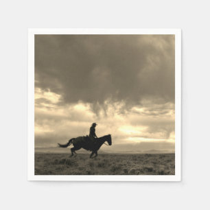 Servilleta De Papel Papel de vaquero occidental