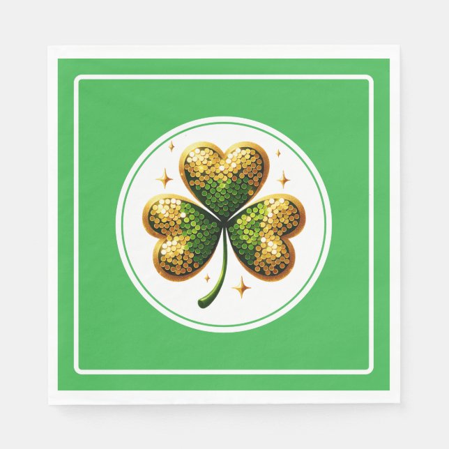 Servilleta De Papel Papel del Día de San Patricio  (Anverso)