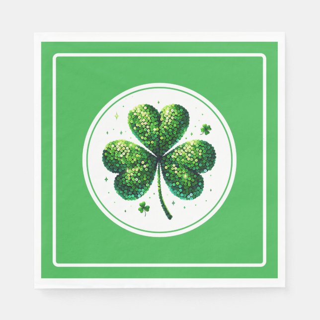Servilleta De Papel Papel del Día de San Patricio  (Anverso)