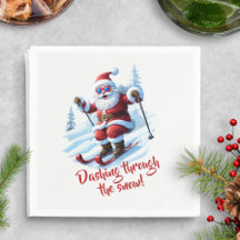 Papel divertido de Papá Noel para Navidad