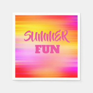 Servilleta De Papel Papel divertido de verano