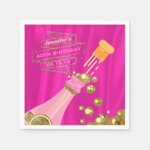 Servilleta De Papel Papel elegante de fiesta de cumpleaños de Champá