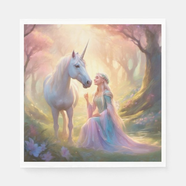 Servilleta De Papel Papel Elf Princess (Anverso)