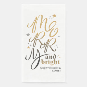 Servilleta De Papel Papel festivo familiar de vacaciones para navidade