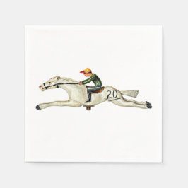 SERVILLETA DE PAPEL PAPEL FIESTA DE HORSE RACE NAPKIN